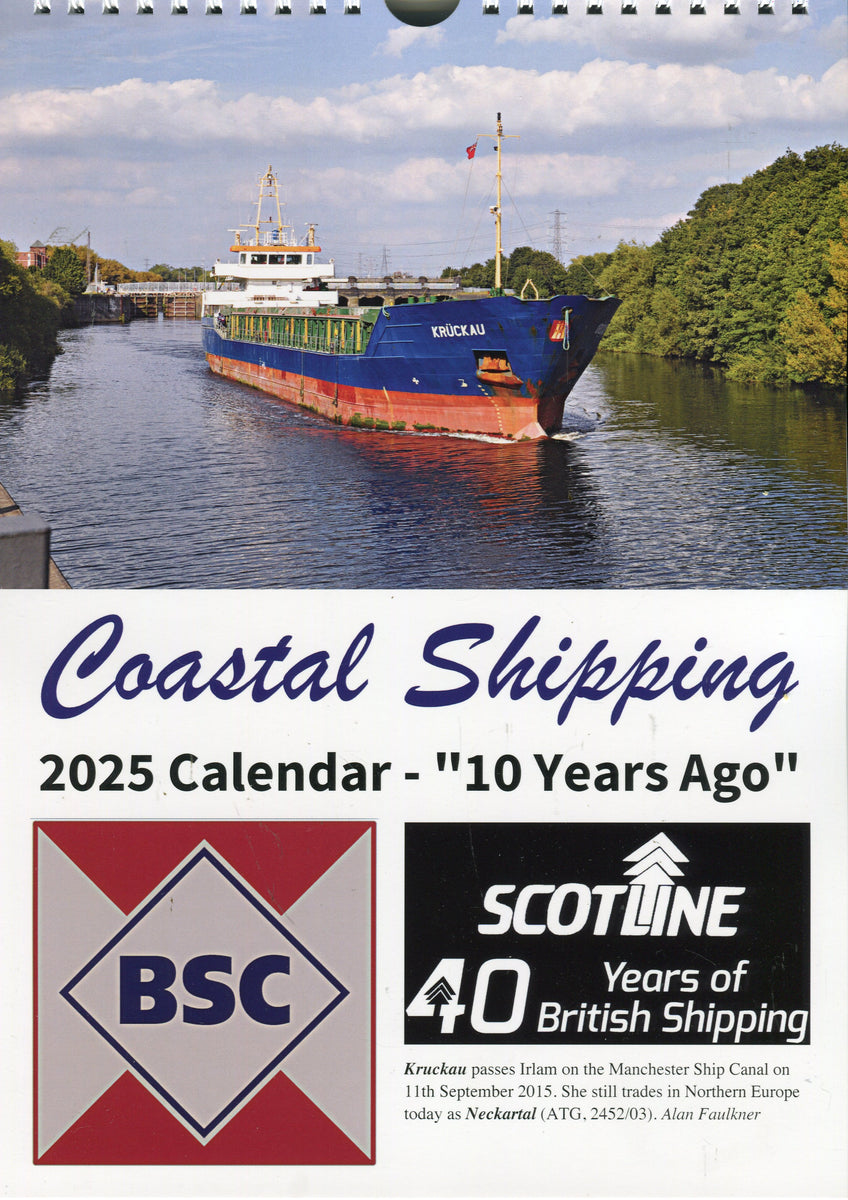 Coastal Shipping Calendar 2025 Mainline & Maritime