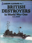 BRITISH DESTROYERS in World War 1