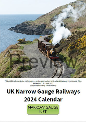 UK Narrow Gauge Calendar 2024