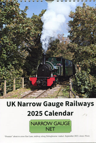 UK Narrow Gauge Calendar 2025