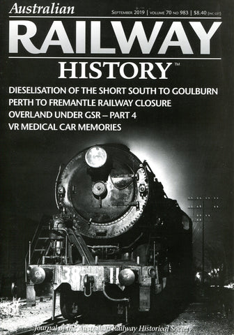 Australian Railway History No. 983